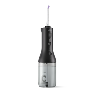 Philips Sonicare Cordless Power Flosser 3000, melna - Zobu starpu tīrītājs