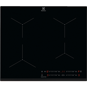 Electrolux 300, width 59 cm, frameless, black - Built-in induction hob