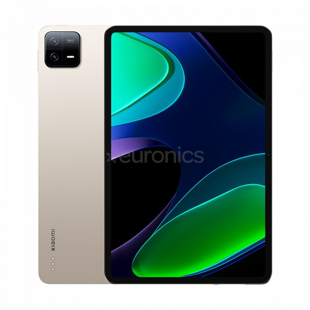 Xiaomi Pad 6, 11'', 6 ГБ / 128 ГБ, бежевый - Планшет