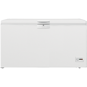 Beko, 451 L, height 86 cm, white - Chest freezer HSM47530