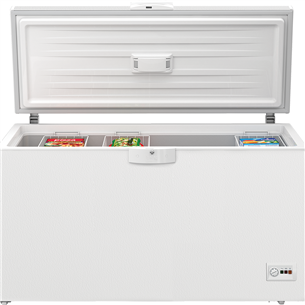 Beko, 451 L, height 86 cm, white - Chest freezer