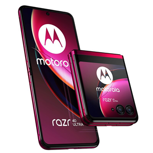 Motorola Razr 40 Ultra, 256 GB, fuksīna - Viedtālrunis PAX40016SE