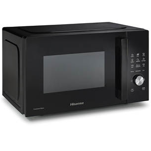Hisense, 23 L, black - Microwave oven with grill