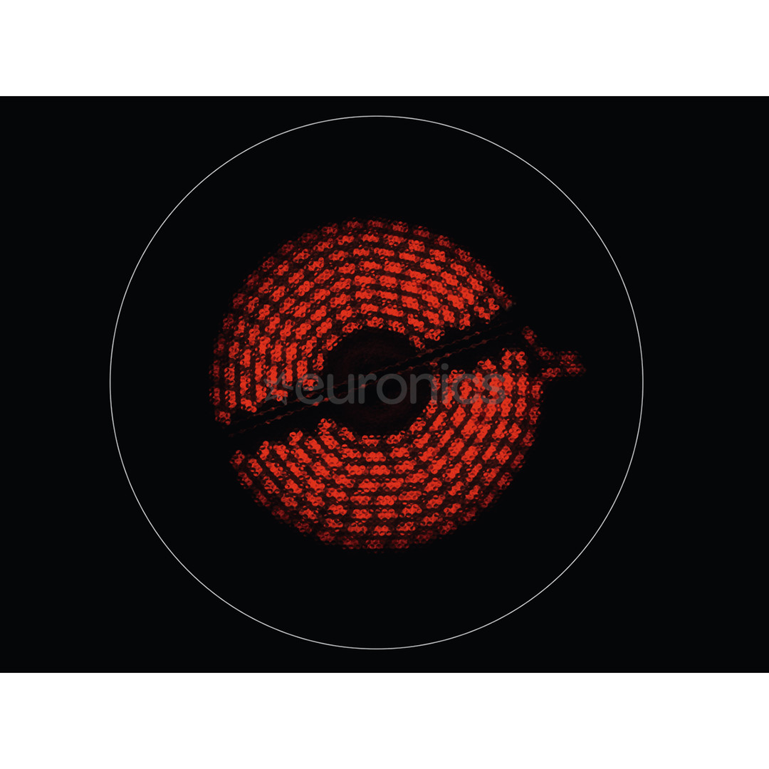 Electrolux 300 Domino, bez rāmja, platums 29 cm, melna - Iebūvējama keramiskā plīts virsma