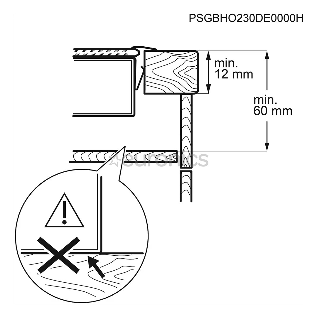 Electrolux 300 Domino, bez rāmja, platums 29 cm, melna - Iebūvējama keramiskā plīts virsma