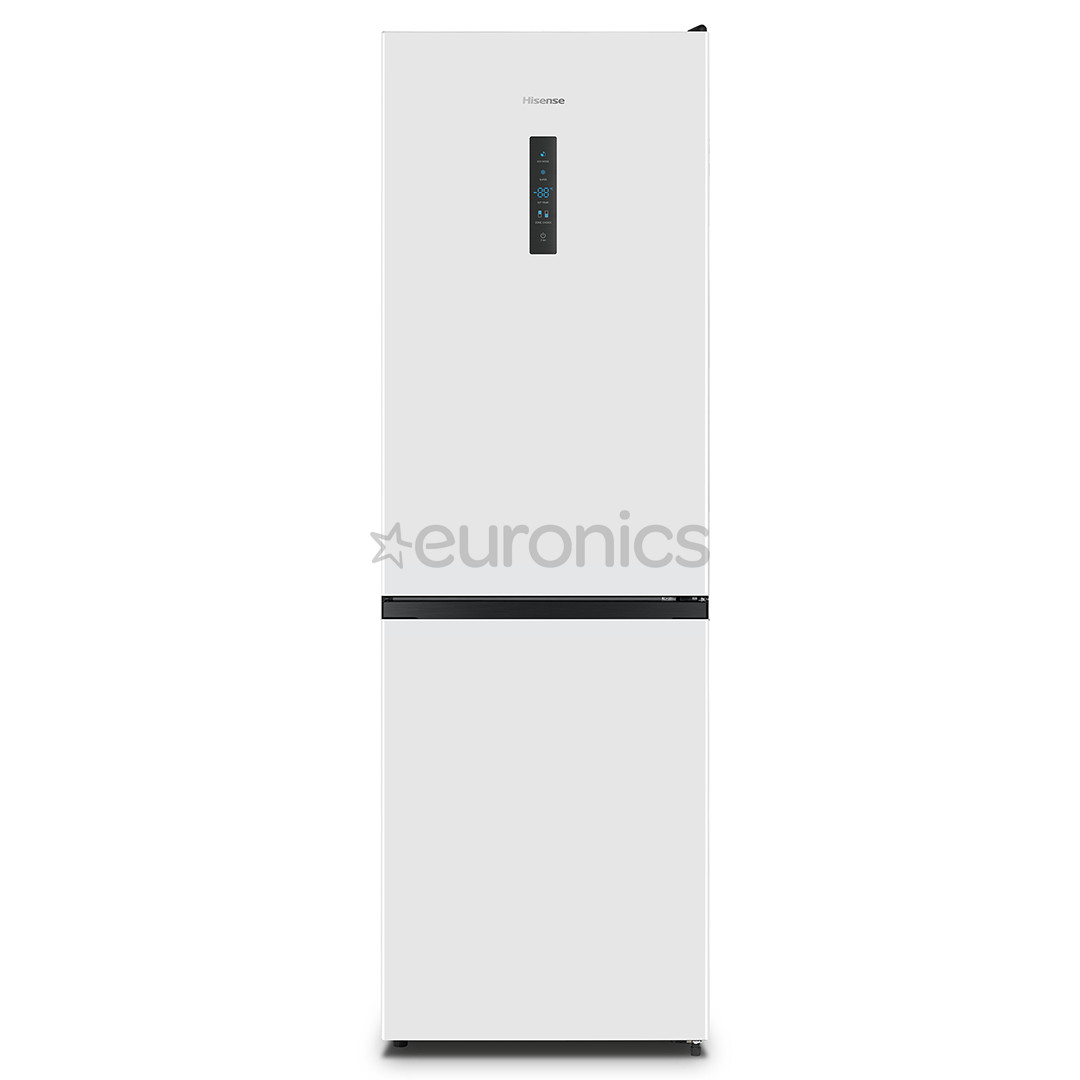 Hisense NoFrost, 304 L, augstums 186 cm, balta - Ledusskapis
