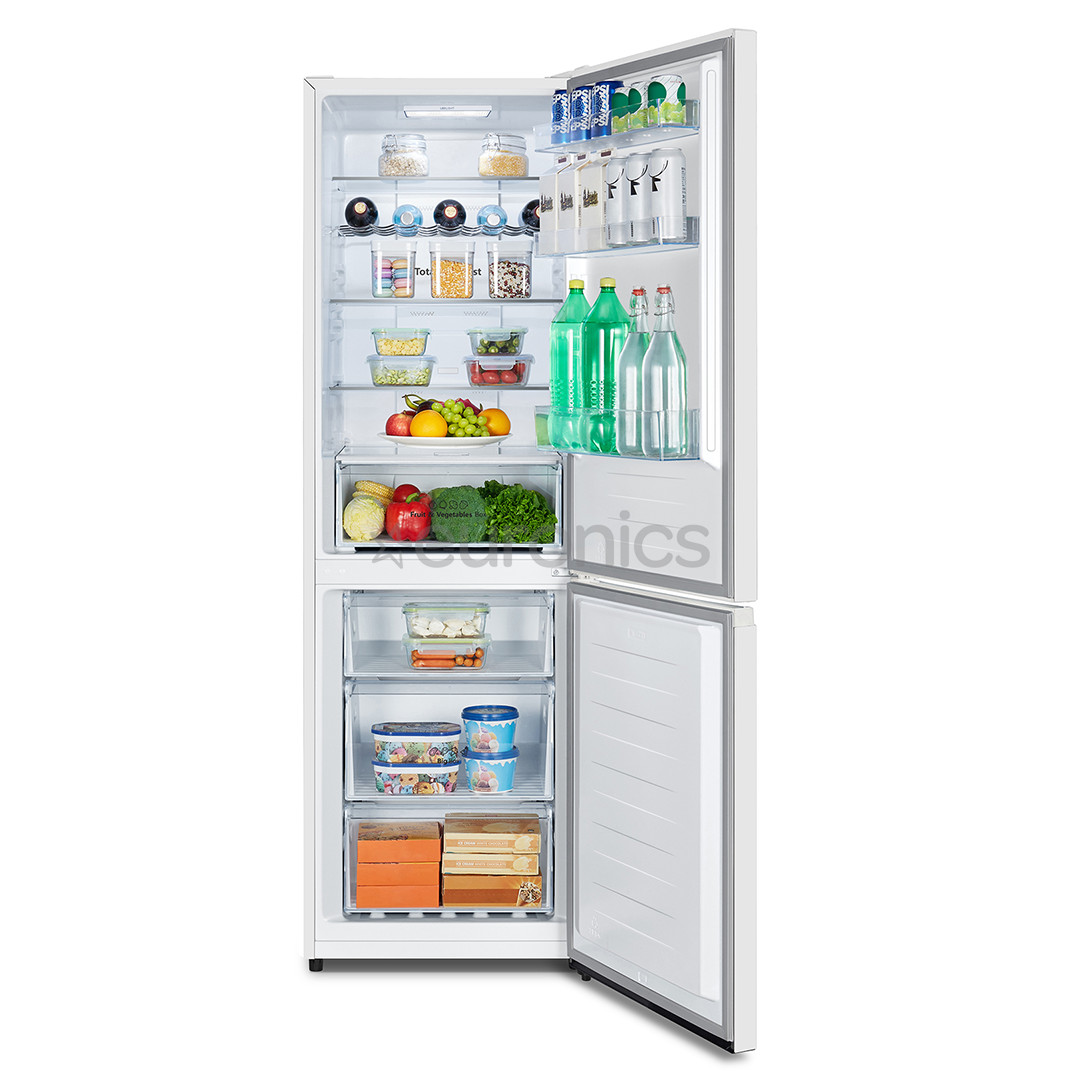 Hisense NoFrost, 304 L, augstums 186 cm, balta - Ledusskapis