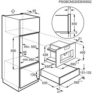 Electrolux Pure Black, черный - Интегрируемая кофемашина