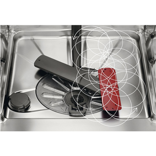 AEG 6000 Series, 13 комплектов посуды, нерж. сталь - Отдельностоящая посудомоечная машина