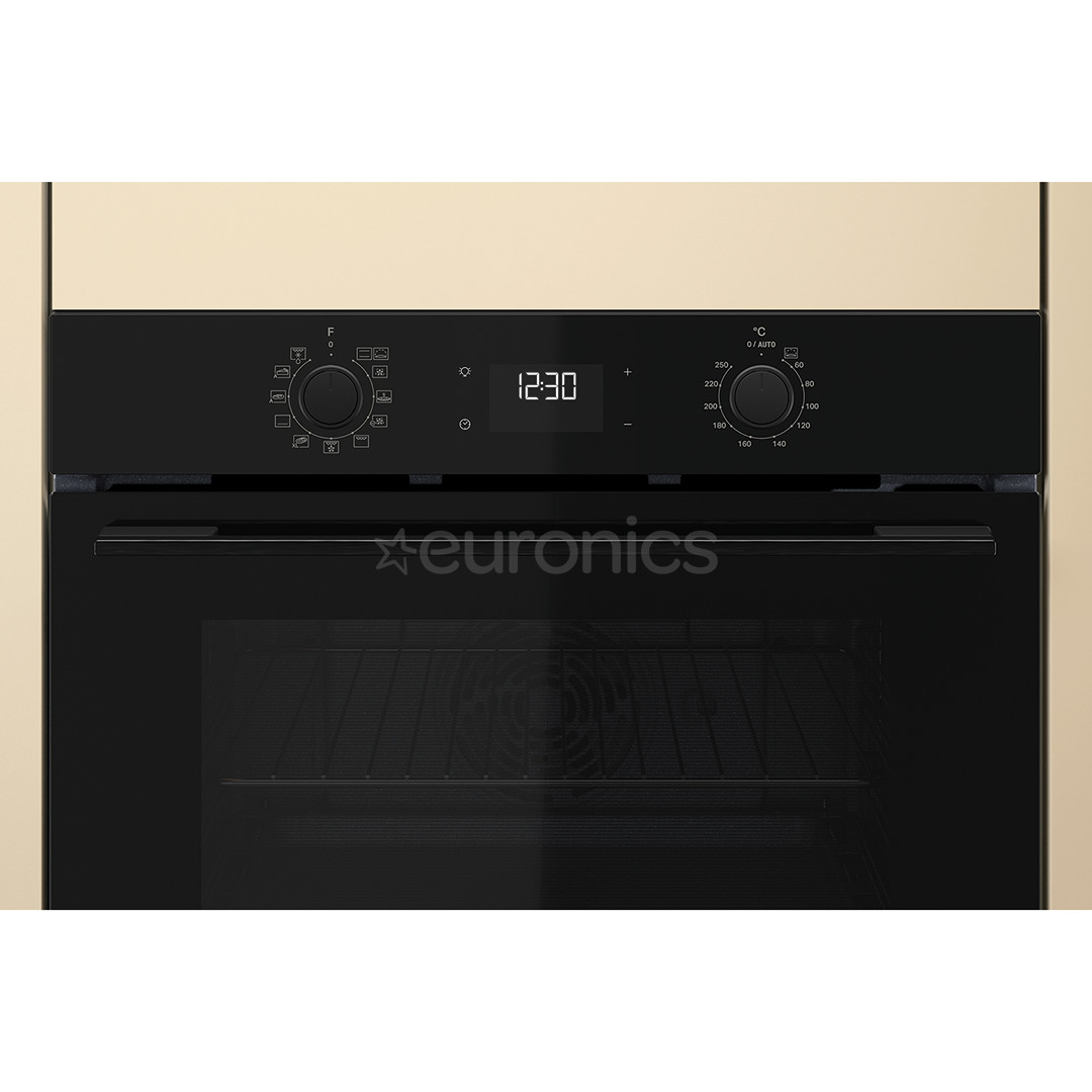 Whirlpool, catalytic cleaning, 71 L, black - Built-in oven