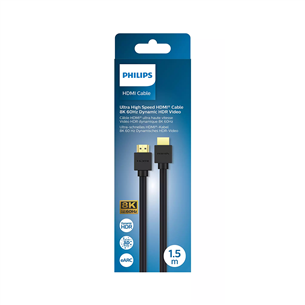 Philips HDMI 2.1, 8K, 60 Hz, 1.5 m, black - Cable