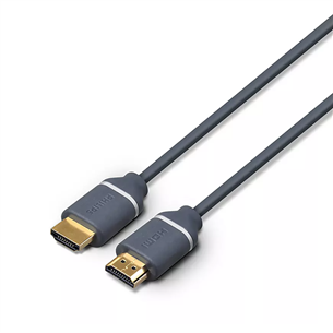 Philips HDMI 2.0, 4K, 60 Hz, 3 m, pelēka - Vads