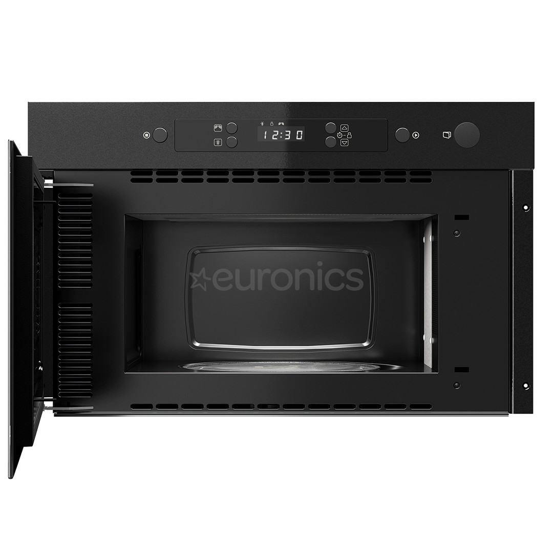 Whirlpool, 22 L, black - Built-in microwave oven