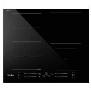 Whirlpool, width 59 cm, black - Built-in induction hob