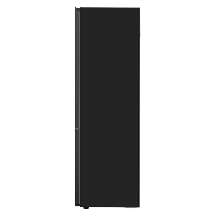 LG, Total No Frost, 384 L, augstums 203 cm, melna - Ledusskapis