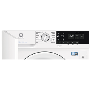 Electrolux 700 SteamCare, 7 kg, depth 54 cm, 1400 rpm - Built-in washing machine