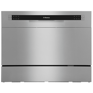 Hansa, mini, 6 place settings, silver - Free standing dishwasher ZWM536SH