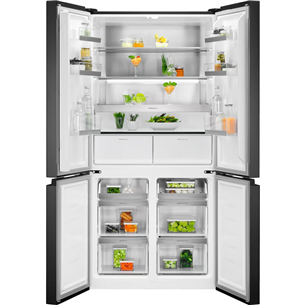 Electrolux 900 Frost Free, 522 L, augstums 190 cm, melna - SBS ledusskapis