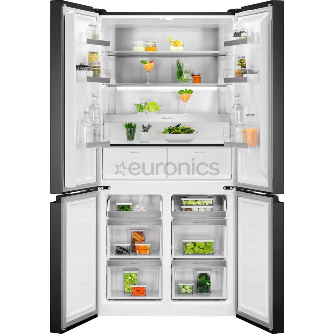 Electrolux 900 Frost Free, 522 L, augstums 190 cm, melna - SBS ledusskapis