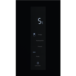 Electrolux 900 Frost Free, 522 L, augstums 190 cm, melna - SBS ledusskapis