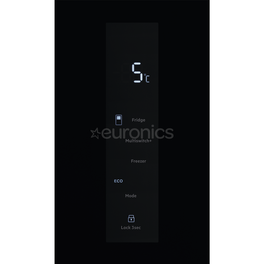 Electrolux 900 Frost Free, 522 L, augstums 190 cm, melna - SBS ledusskapis