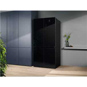 Electrolux 900 Frost Free, 522 L, augstums 190 cm, melna - SBS ledusskapis