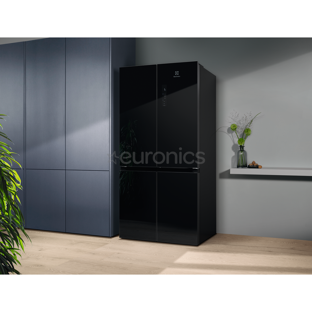 Electrolux 900 Frost Free, 522 L, augstums 190 cm, melna - SBS ledusskapis