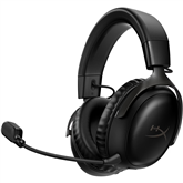 HyperX Cloud III Wireless, melna - Bezvadu austiņas