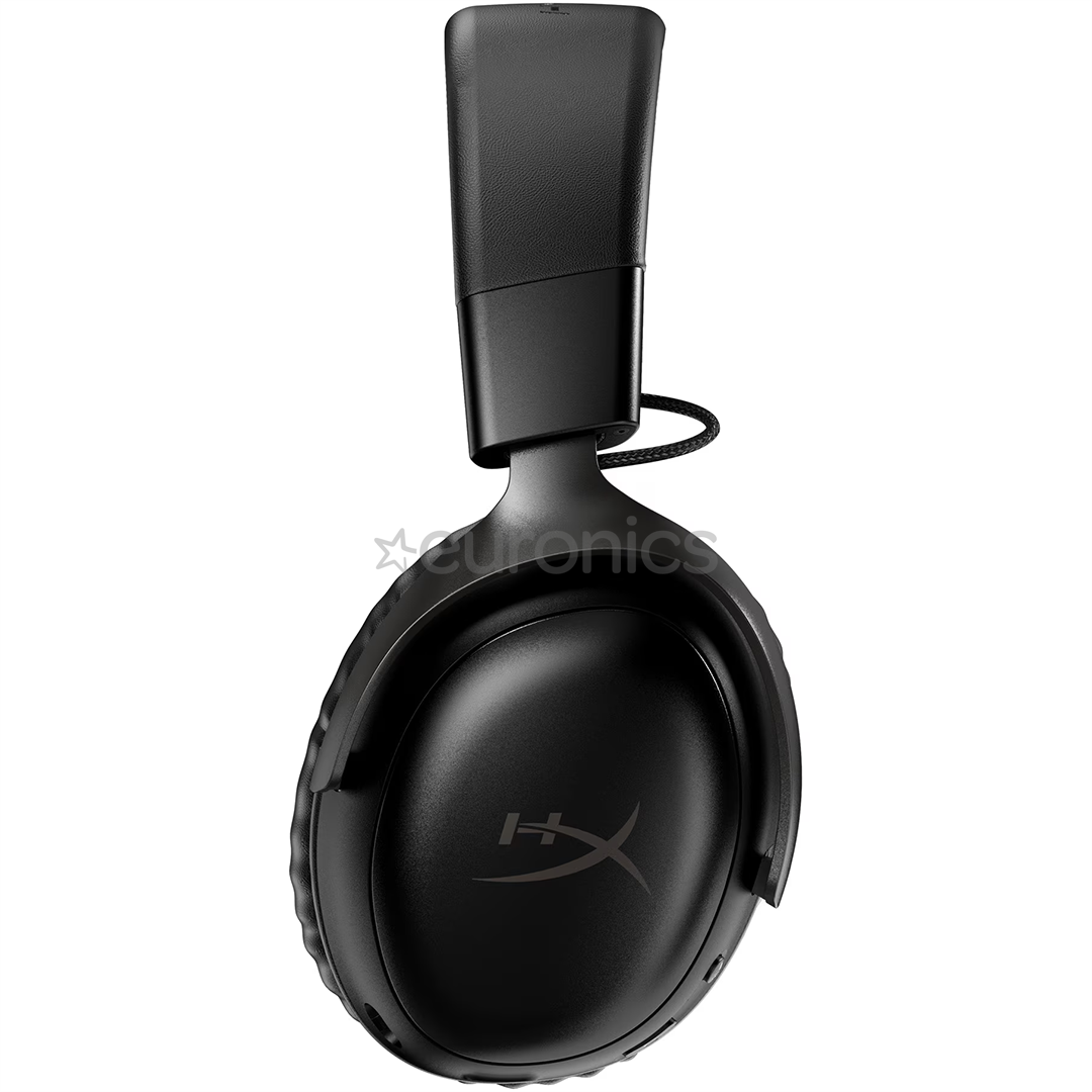 HyperX Cloud III Wireless, melna - Bezvadu austiņas