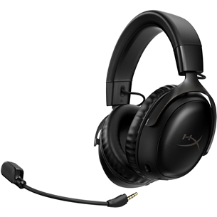 HyperX Cloud III Wireless, melna - Bezvadu austiņas