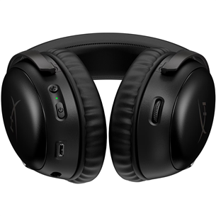 HyperX Cloud III Wireless, melna - Bezvadu austiņas