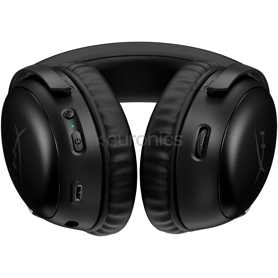 HyperX Cloud III Wireless, melna - Bezvadu austiņas