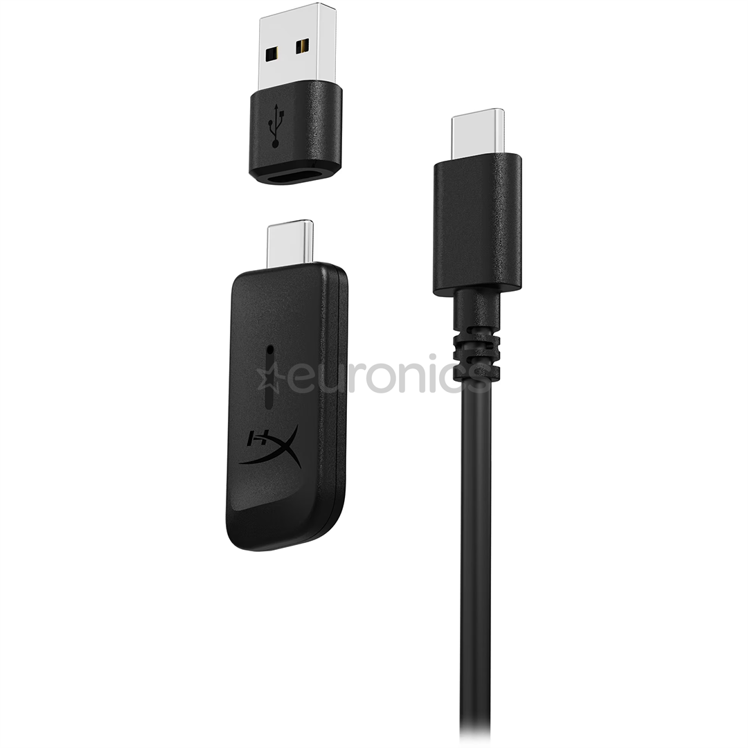 HyperX Cloud III Wireless, melna/sarkana - Bezvadu austiņas