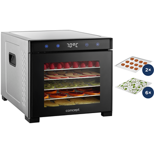 Concept, 650 W, digital, black - Food dehydrator SO-2000