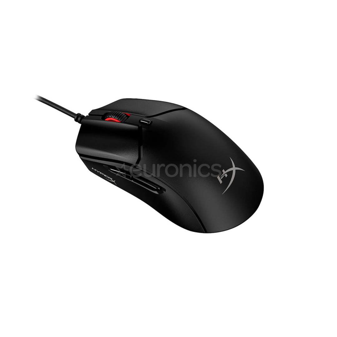 HyperX Pulsefire Haste 2, melna - Datorpele ar vadu