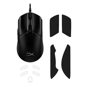 HyperX Pulsefire Haste 2, melna - Datorpele ar vadu