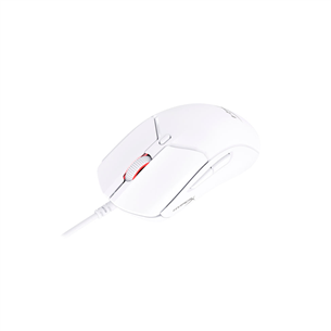 HyperX Pulsefire Haste 2, balta - Datorpele ar vadu