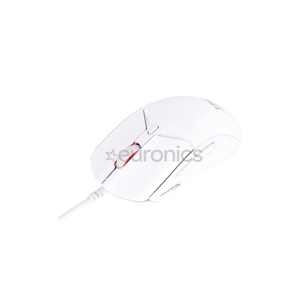 HyperX Pulsefire Haste 2, balta - Datorpele ar vadu