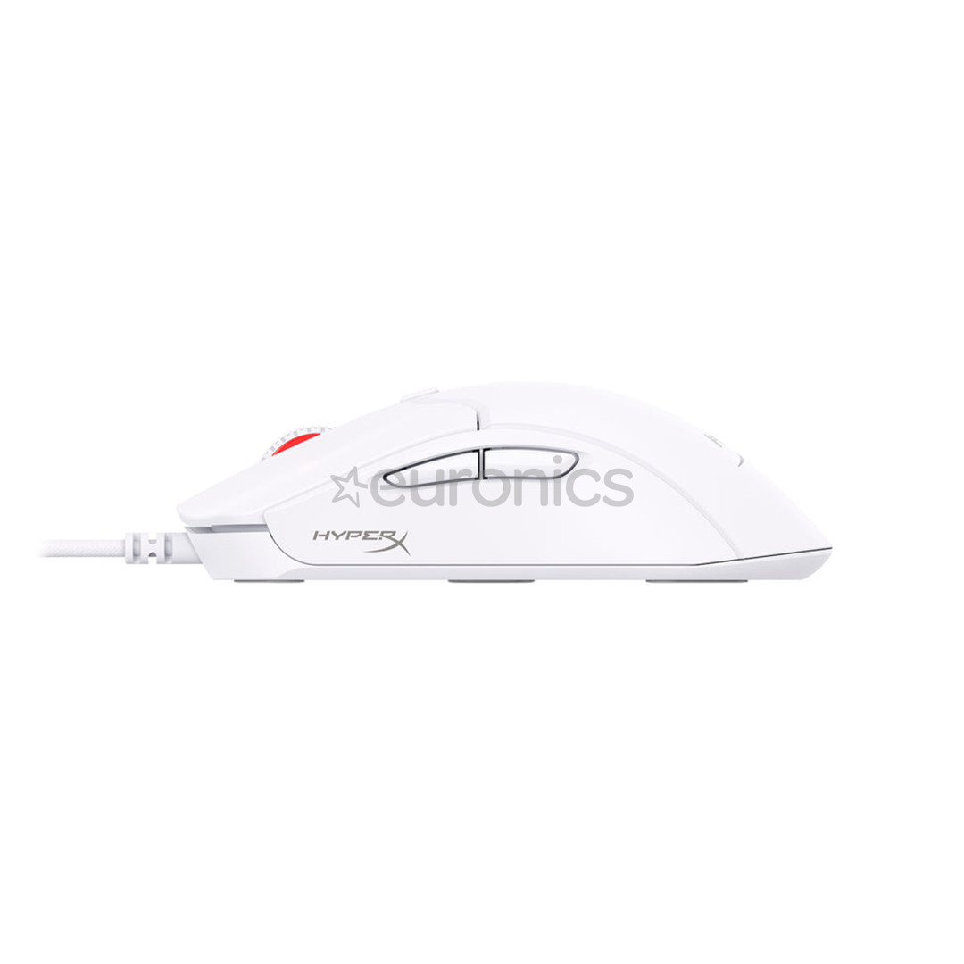 HyperX Pulsefire Haste 2, balta - Datorpele ar vadu