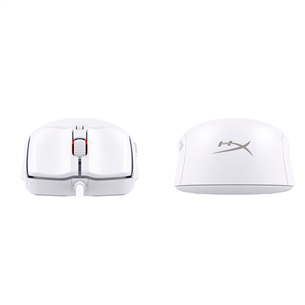 HyperX Pulsefire Haste 2, balta - Datorpele ar vadu