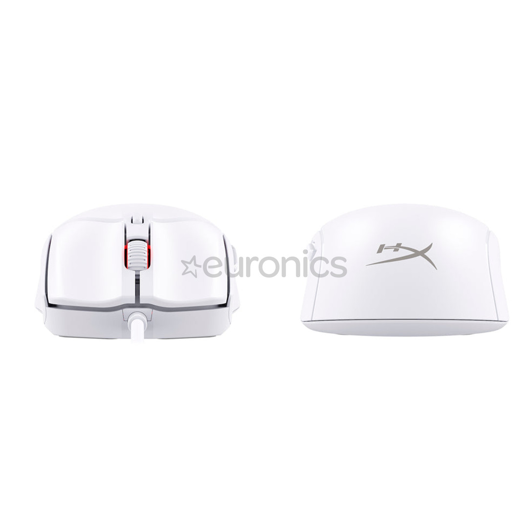 HyperX Pulsefire Haste 2, balta - Datorpele ar vadu