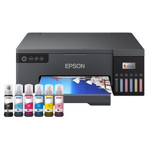 Epson EcoTank L8050, fotoprinteris, melna - Daudzfunkciju tintes printeris C11CK37402