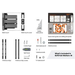 Vogel's TVM 5445 Full-Motion, 180º, 26'' - 55'', black - TV wall mount