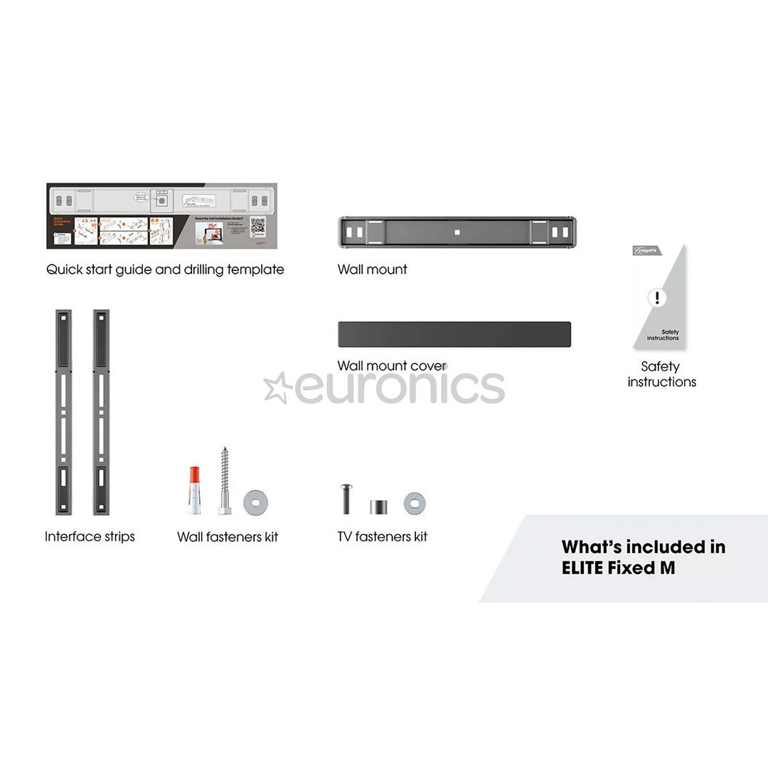 Vogel's TVM 5405 Fixed, 32'' - 77'', pelēka - Sienas stiprinājums televizoriem