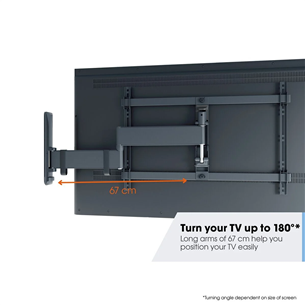 Vogel's TVM 3643 Full-Motion, 180º, 40'' - 77'', black - TV wall mount