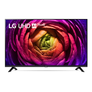 LG UR73, 43", Ultra HD, LED LCD, черный - Телевизор 43UR73003LA.AEU