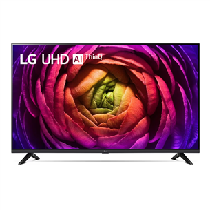 LG UR73, 50", Ultra HD, LED LCD, black - TV