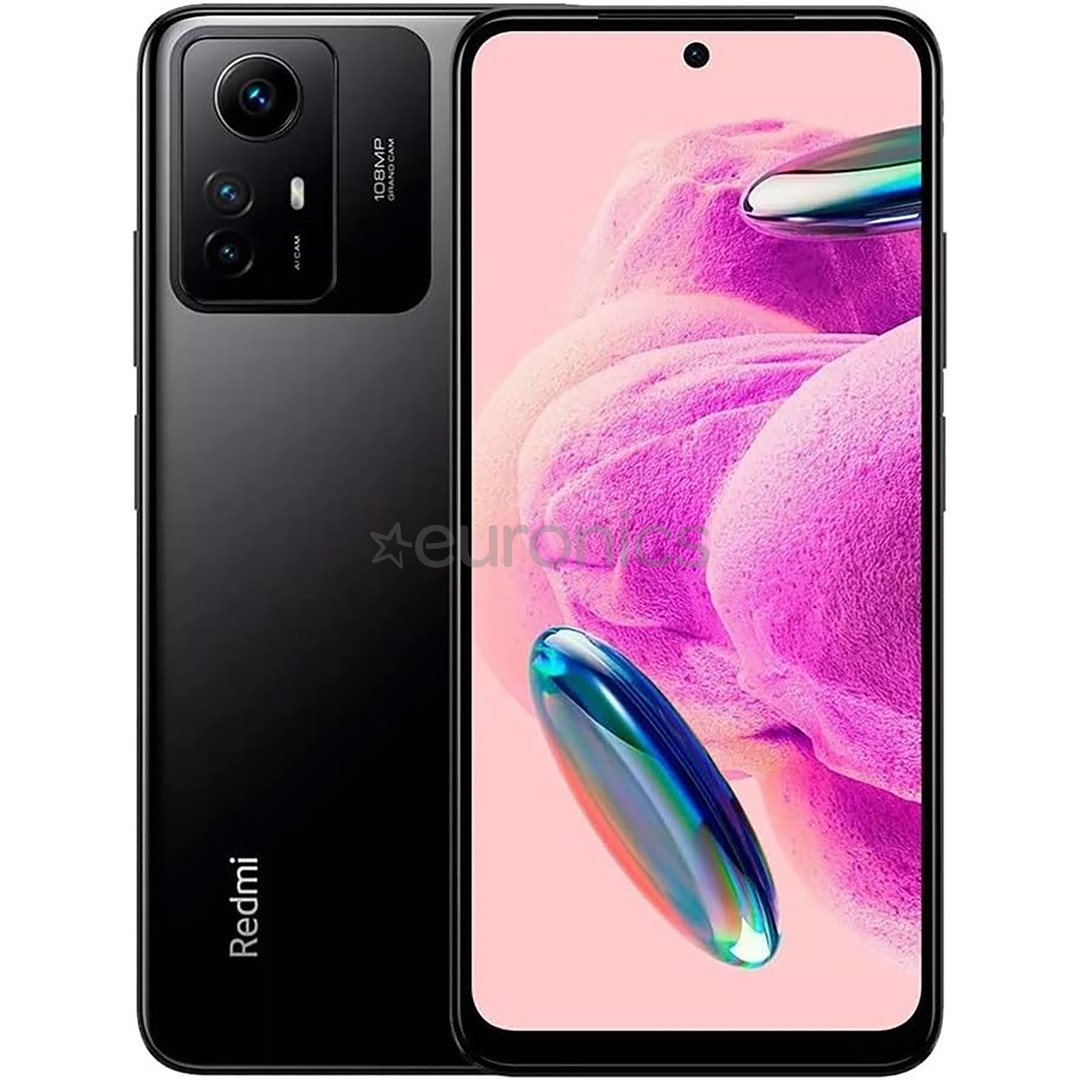 Xiaomi Redmi Note 12S, 256 GB, melna - Viedtālrunis