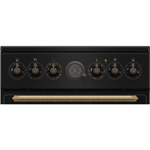 Gorenje, retro, 70 L, black - Freestanding Ceramic Cooker