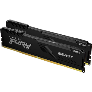 Kingston RAM Fury Beast 32GB DDR4-3200 - Operatīvā atmiņa KF432C16BB1K2/32